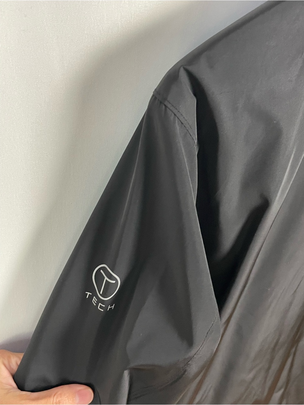 Tech by Tumi Black Zip Up Soft Shell Jacket Size M - Picture 7 of 12